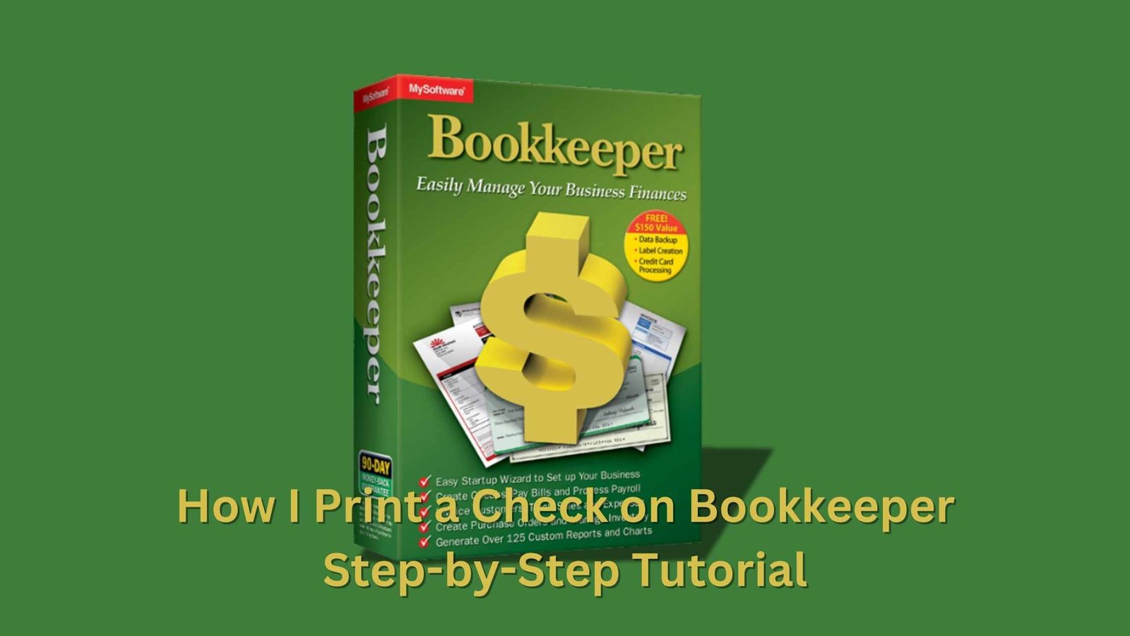 How I Print a Check on Bookkeeper Step-by-Step Tutorial Blog Banner