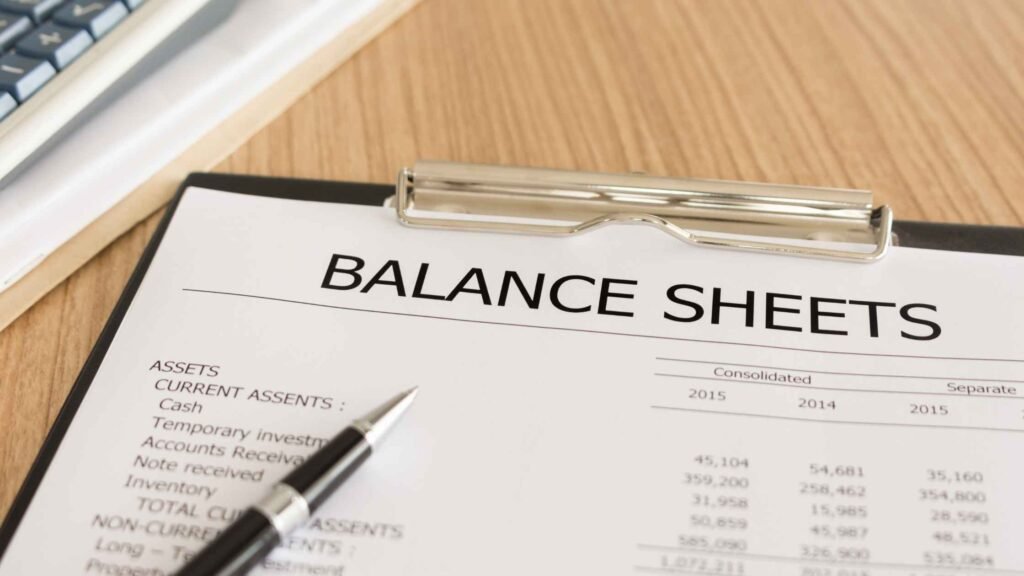 Balance sheet image